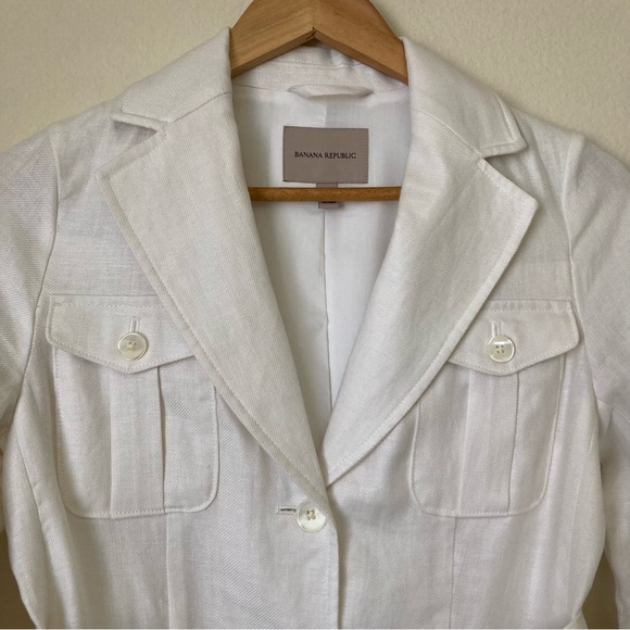 Banana Republic Heritage Expedition Linen Blazer | New without Tags - Picture 6 of 8